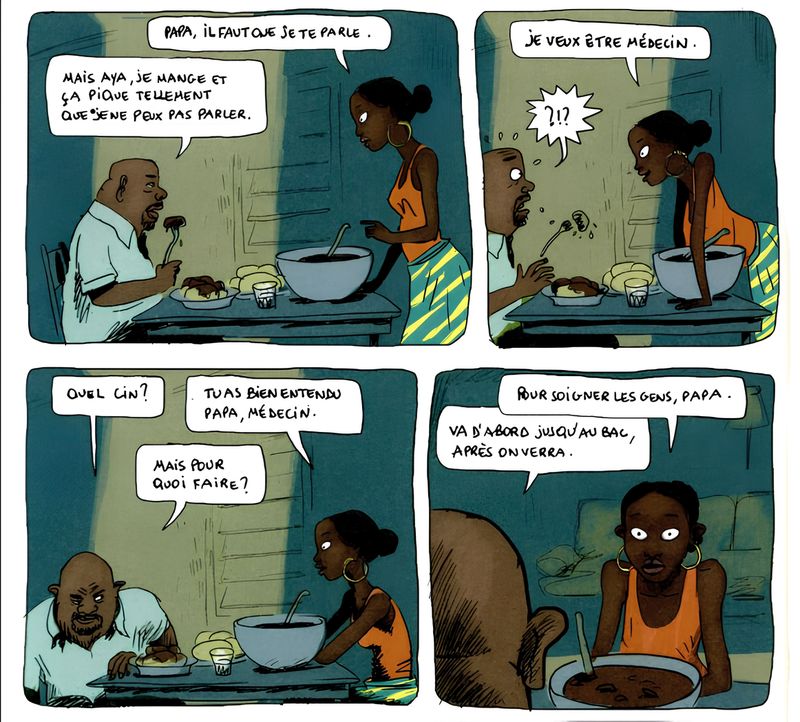Aya de Yopougon di Marguerite Abouet 5 comic 1 2