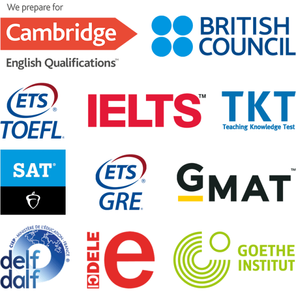 In Abbey School è possibile preparare tutti i principali esami e test in lingua inglese, francese, spagnolo e tedesco. In Abbey School è possibile preparare tutti i principali esami e test in lingua inglese, francese, spagnolo e tedesco.